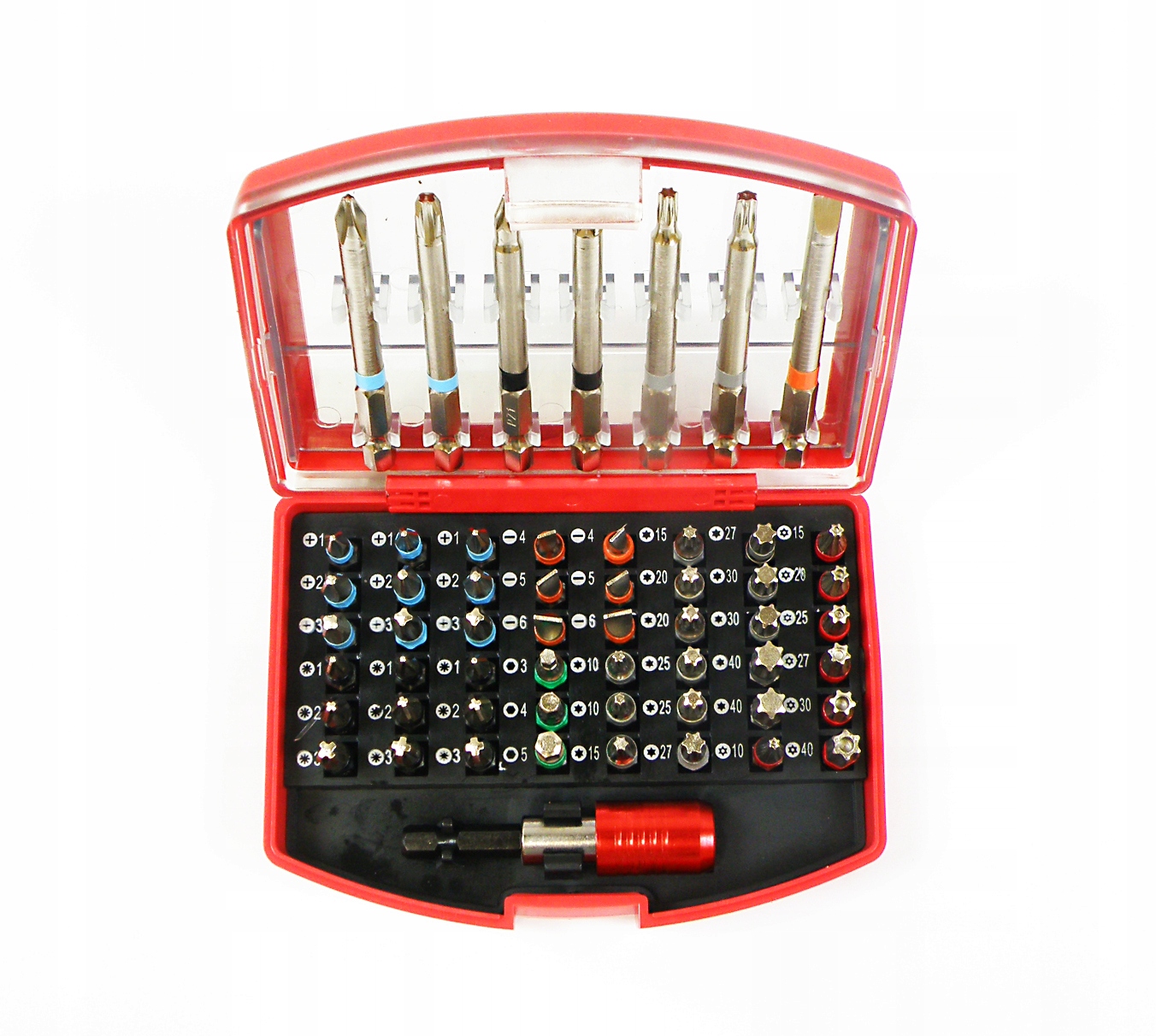 

Końcówki Bity Do Wkrętarki Imbus Torx Zestaw 56el.