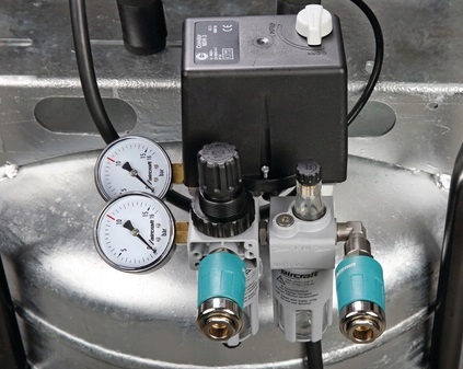 KOMPRESOR BEZOLEJOWY SPRĘŻARKA TŁOKOWA PIONOWA Pojemność zbiornika 90 l