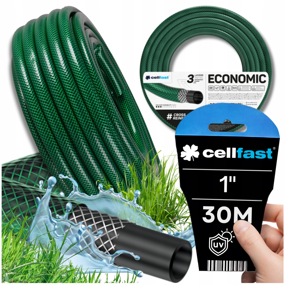 Hadice 1" 30 M 3-VRSTVÁ, Pružná, Vyztužená