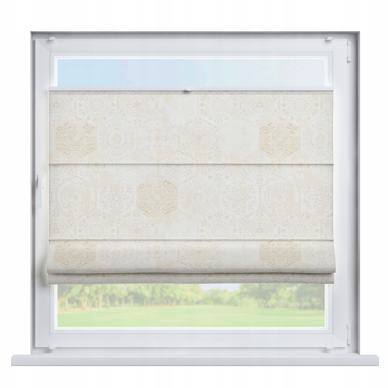 Dekoria Plisovaná roleta rímska Sicília 120x160 odtiene šedej