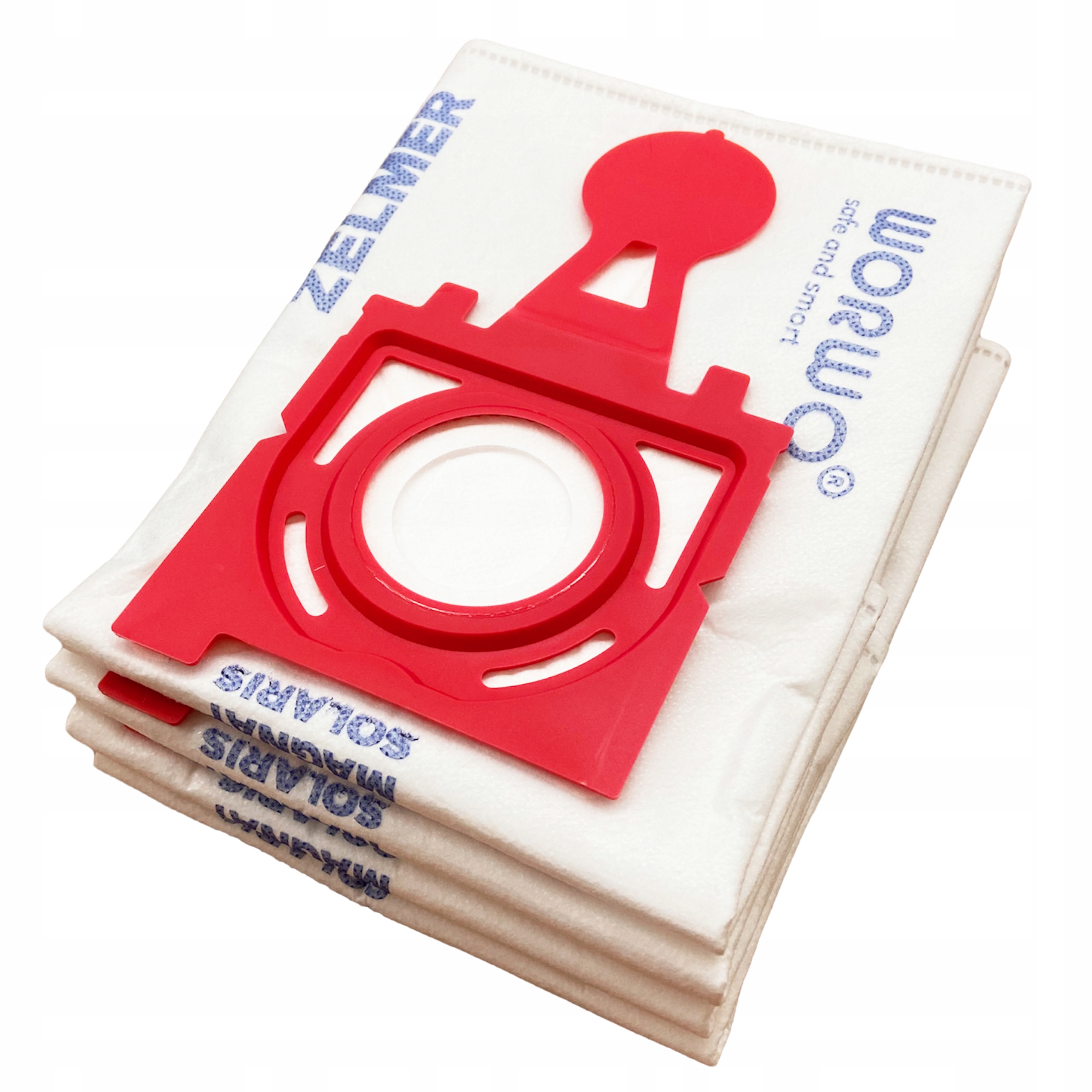 4x WORKI DO ODKURZACZA ZELMER - WORWO - ZMB03K Model ASH-ZMB03K