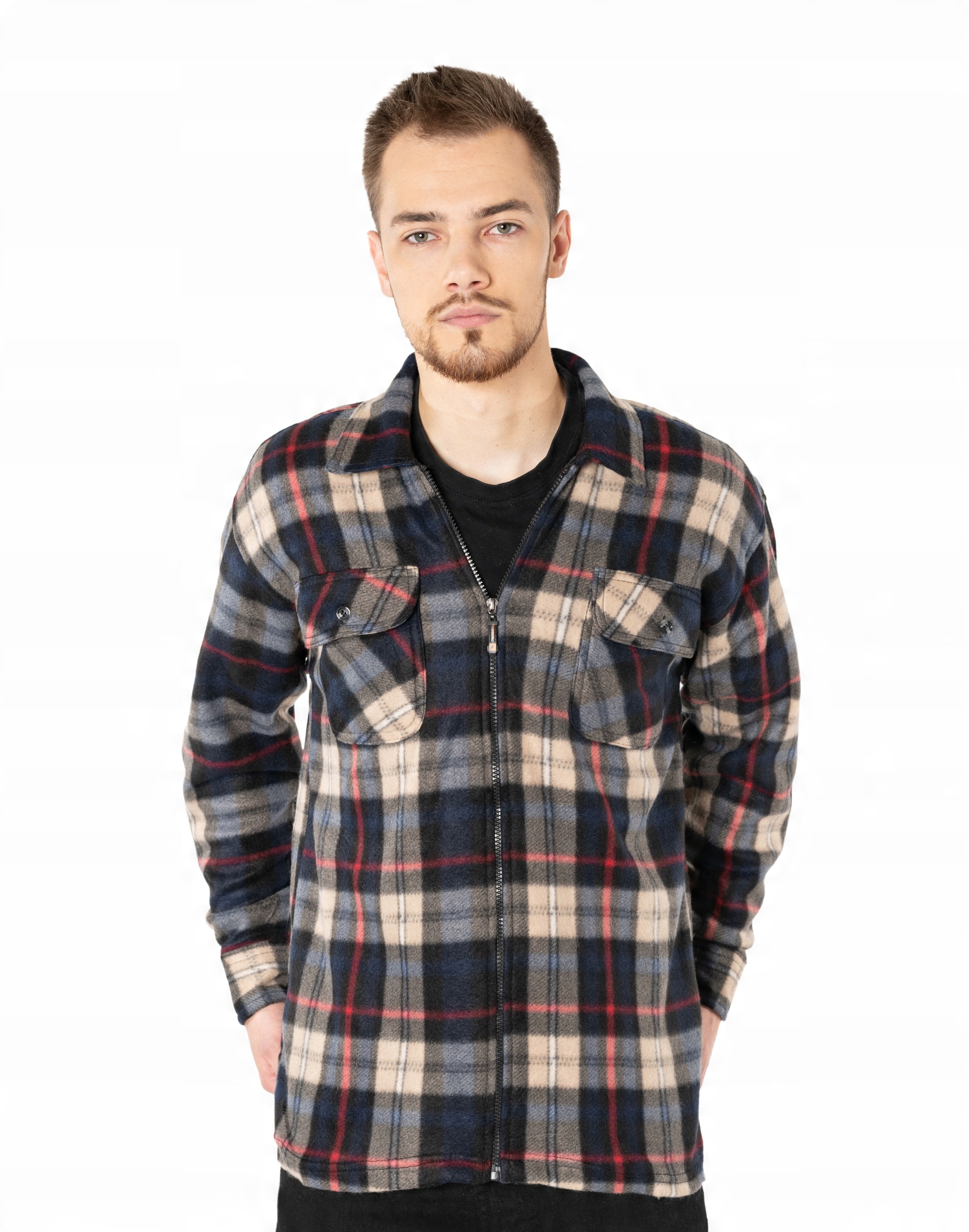 

Ciepła Koszula Polarowa Ocieplana 8015-05 XXL/3XL