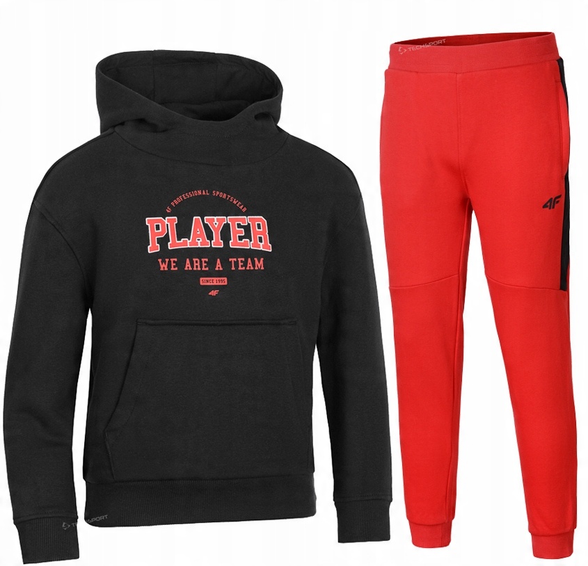 

4F Chłopięcy Dres Komplet Bluza Spodnie 134