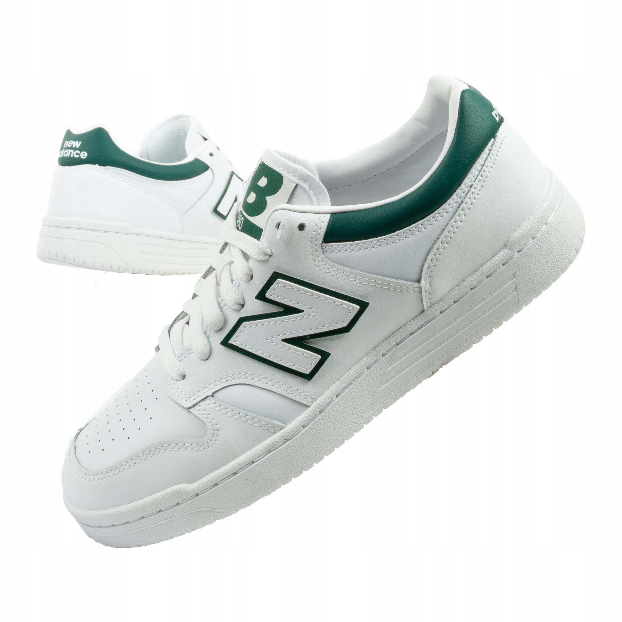 Buty sportowe męskie New Balance 480 r.46,5 sneakersy białe modne
