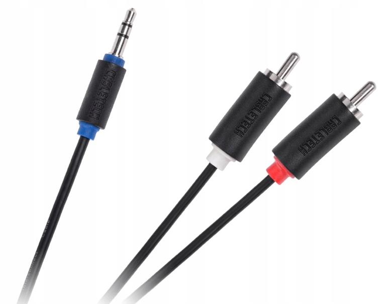 Kabel Jack 3. 5- 2RCA 1. 8m Cabletech standard Cabletech