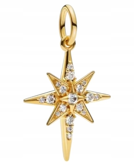 Stříbrný přívěsek Ag 925 s pozlacenou hvězdou a zirkony IM0620525CHG