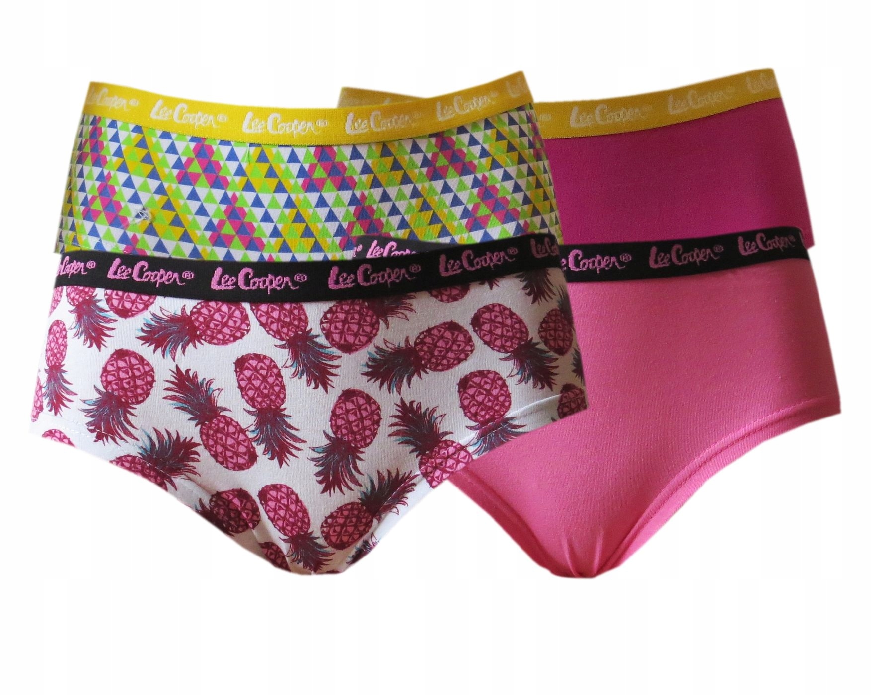 

4szt - Figi damskie Lee Cooper Hipsters bawełna L