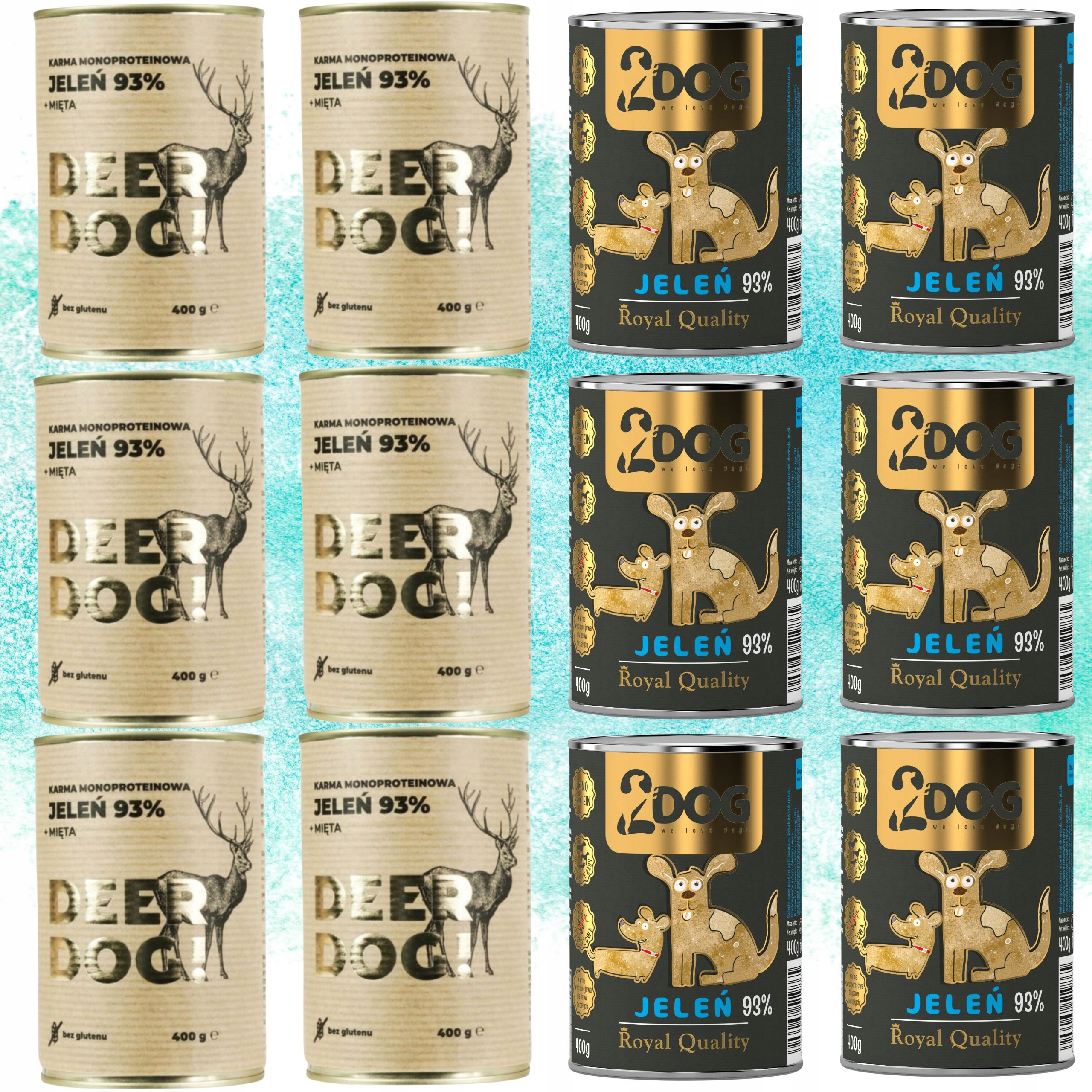 Levně Vlhké Krmivo Pro Psa Jelen 12 x 400G Monoproteinové Bez Obilovin Hypoalergenní