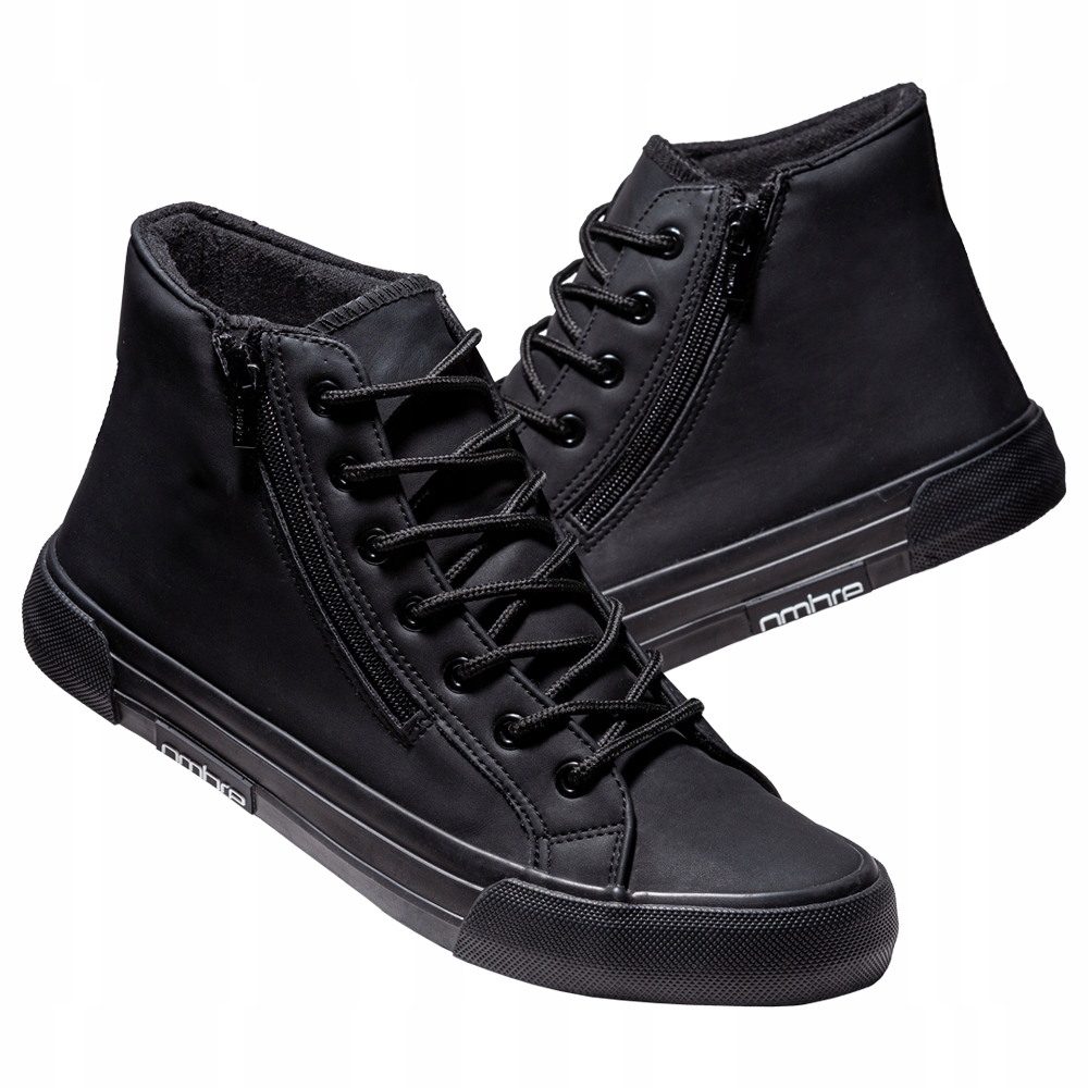

Trampki męskie sneakersy wysokie T352 czarne 40