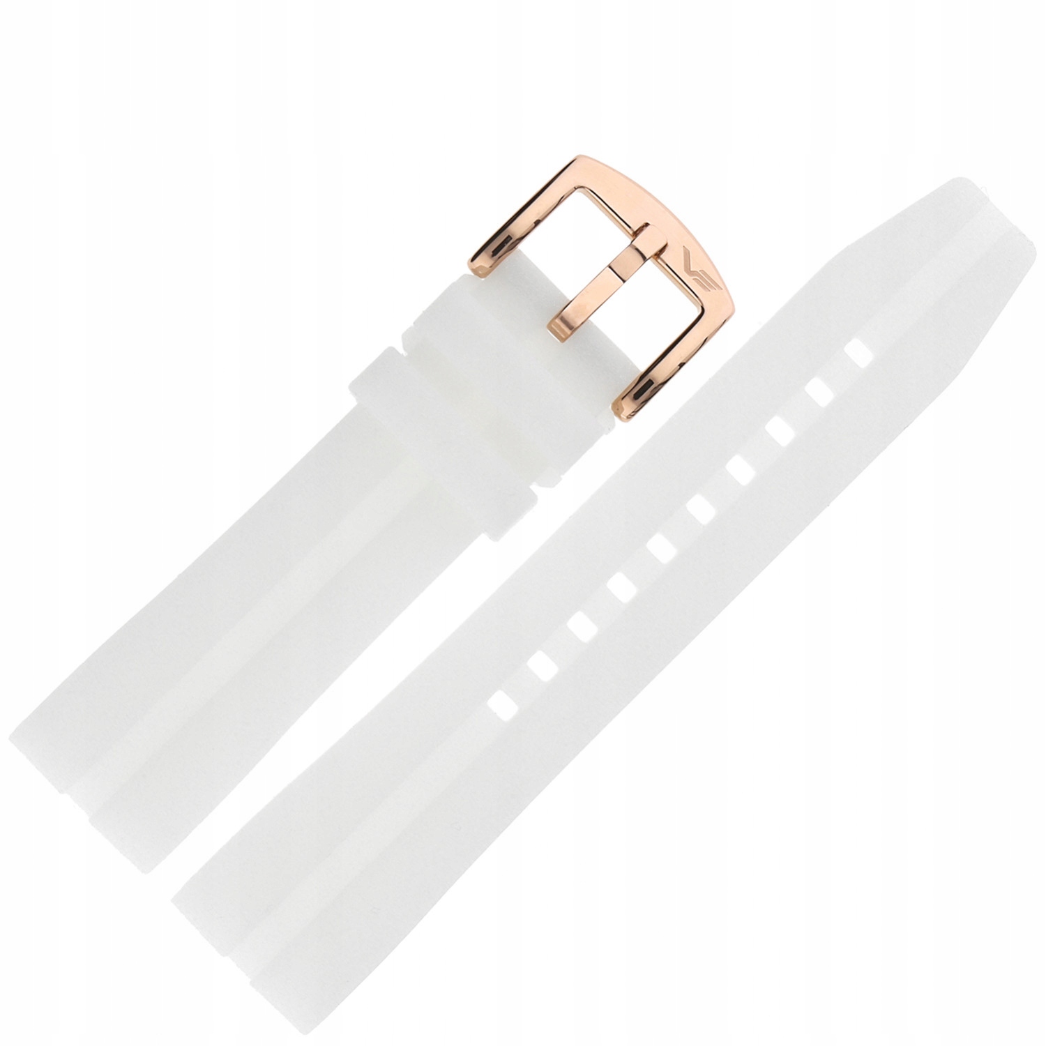 Pásek Space Race Silikon (svítící) bílý, růžový