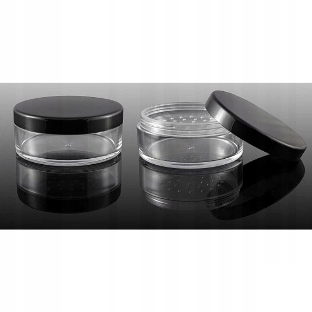 Pusty pojemnik na puder z sitkiem plastikowe opakowanie 30 ml Marka inna marka