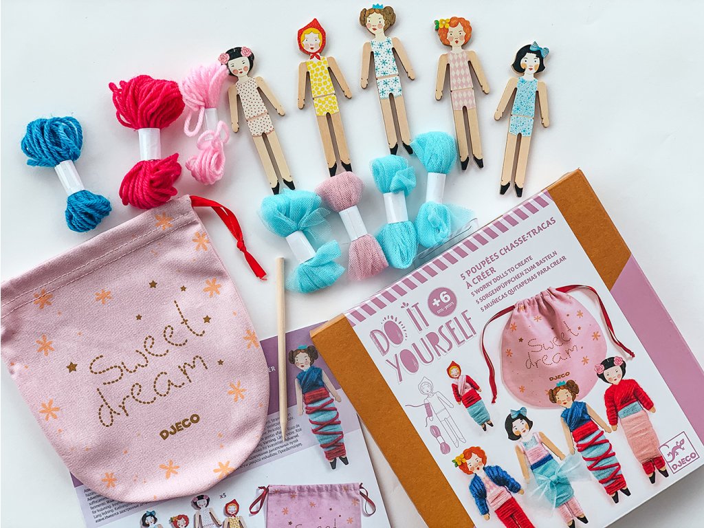 Zrób to sam Laleczki Djeco - Słodka Noc Płeć chłopcy dziewczynki