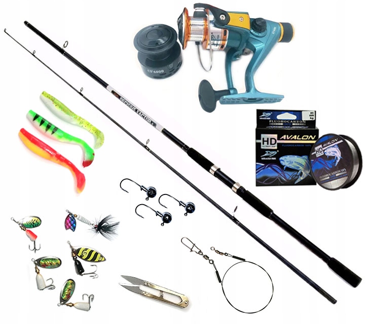 Spiningová Rybářská Sada Decisive Xt Naviják Szczupak Candacz Dárek