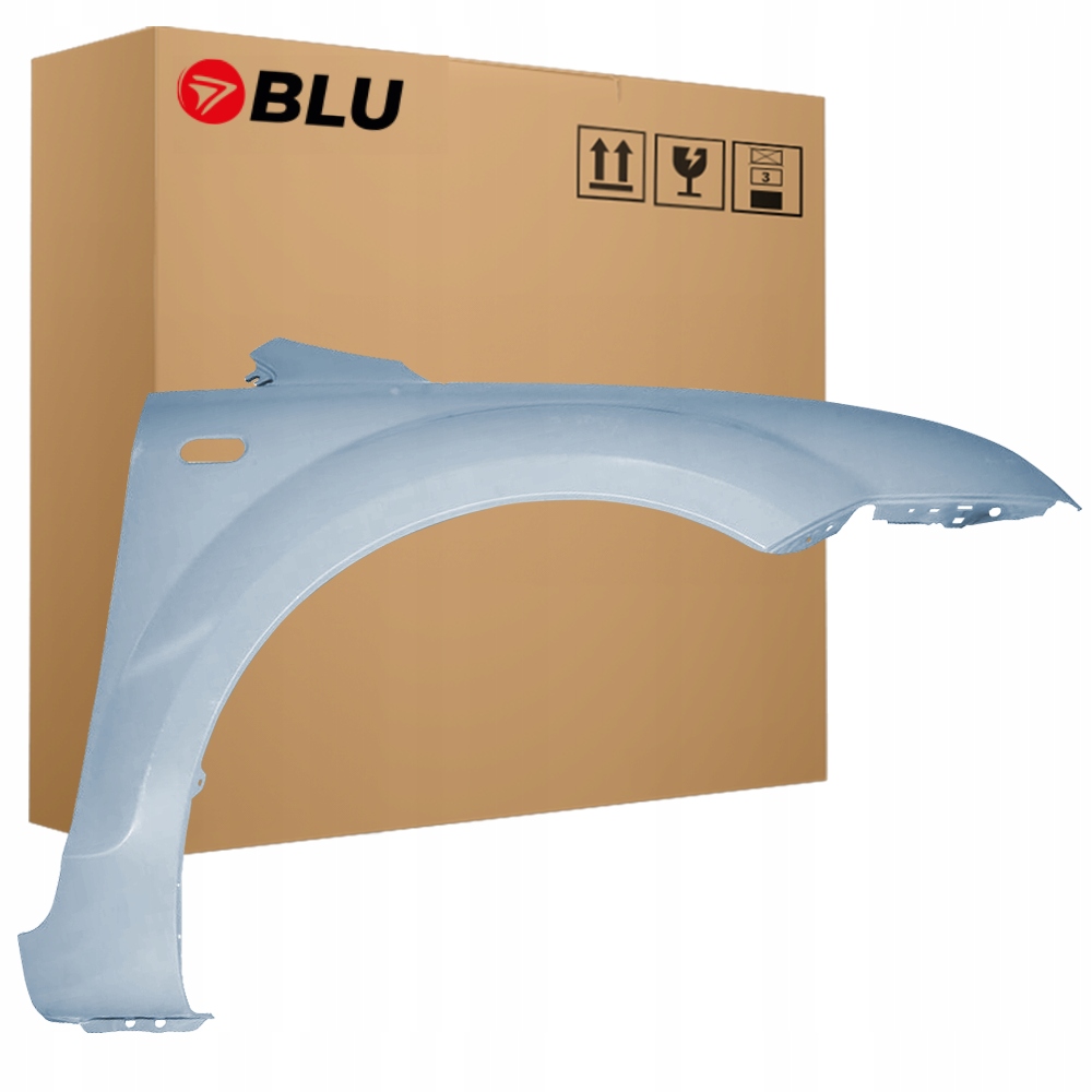 Blu Blatník Ford Focus MK2 II Z3 pravý modrý 04-08 přední pozink