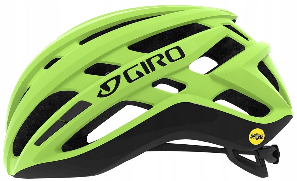 Cyklistická přilba Giro Agilis Mips vel. M 55-59 cm Šosa highlight žlutá