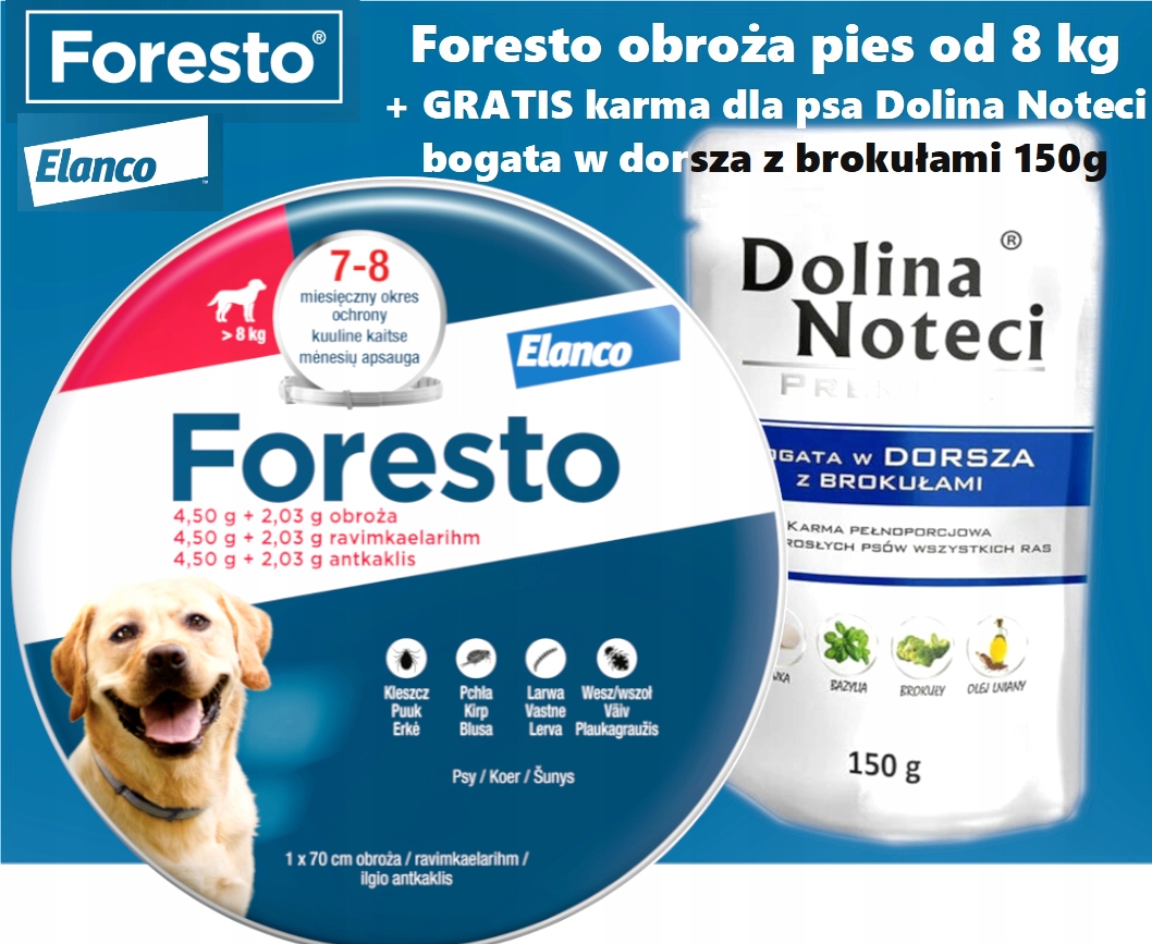 Foresto Duze Psy > 8KG saszetka mokrej karmy dla psa