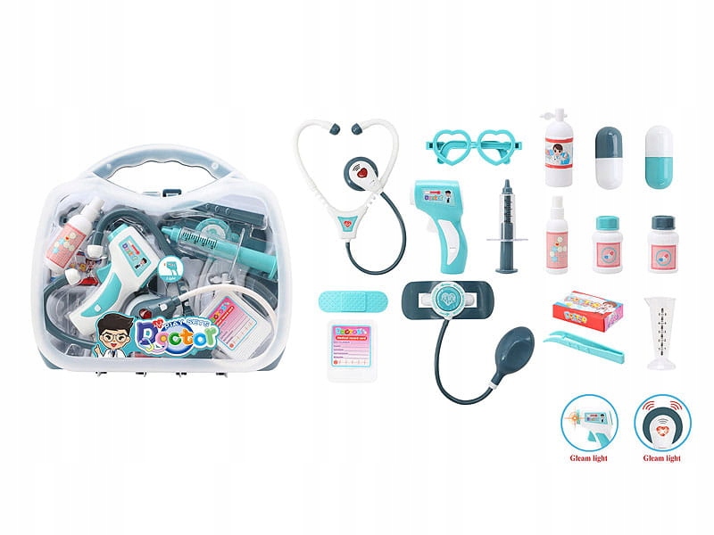 MAŁY DOKTOR ZESTAW LEKARSKI LEKARZ WALIZKA DŹWIĘK Kod producenta 556/1