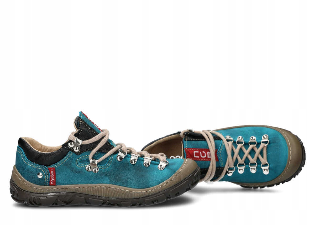 NAGABA 054 TURKUS - TREKKING DAMSKI - ROZMIAR 41 Wysokość niskie