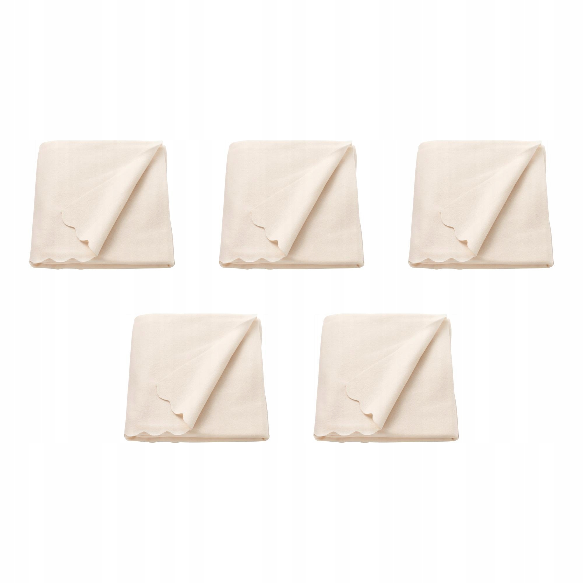 5 ks Krémový pléd 120 x 160 cm, měkký Thorgun