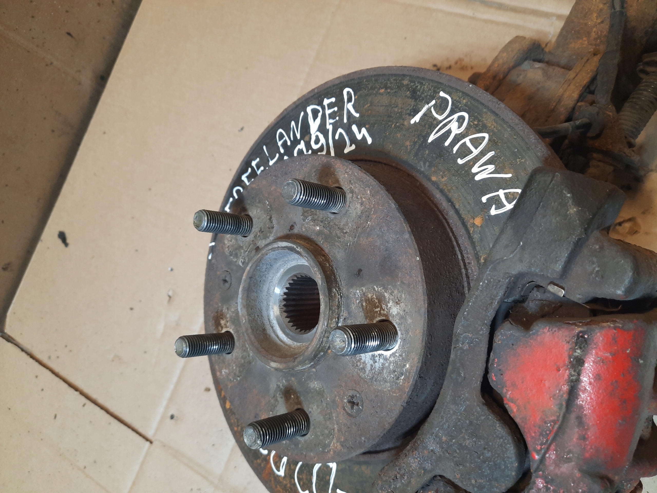McPherson swing caliper disc PRAWYPRZOD LAND ROVR FREELANDER 1.8B