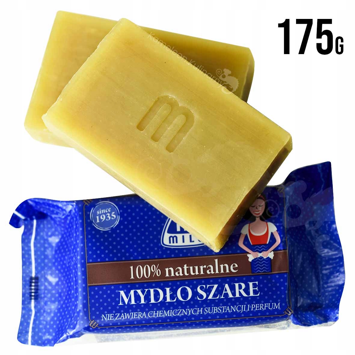 

Mydło Szare 100% Naturalne uniwersalne 175g Milo