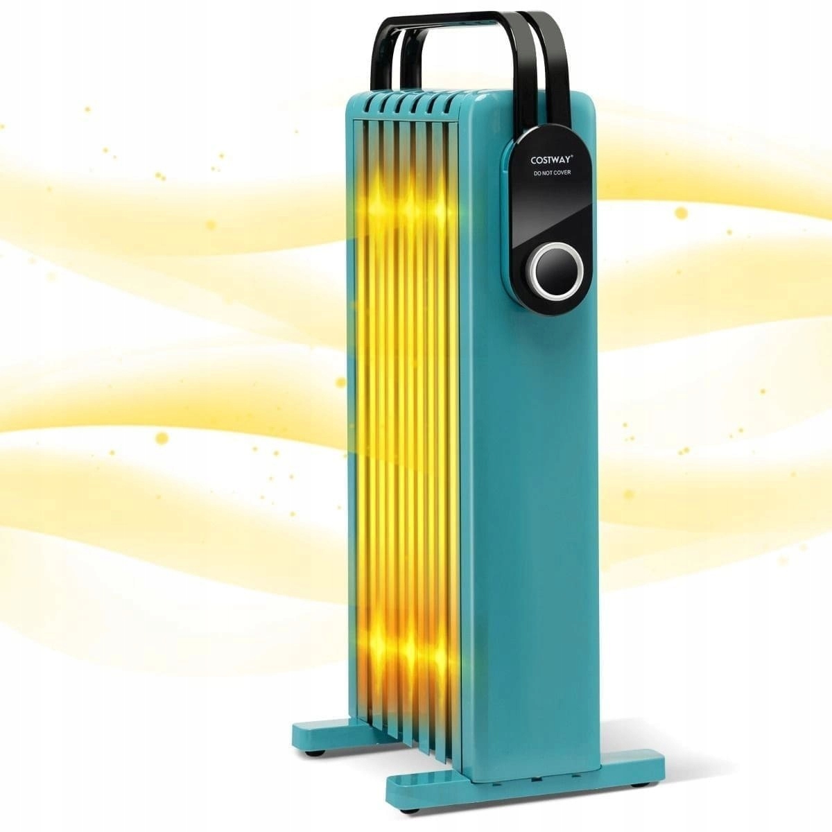 Olejový radiátor 1500 W Tichý, energeticky úsporný Mobilný Ideálny na chladné dni