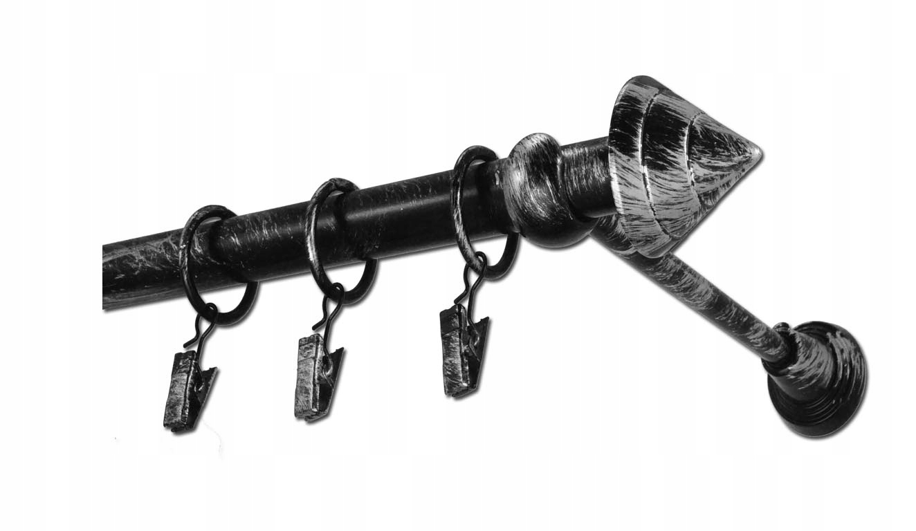 

Karnisz Metal Pojedynczy fi 19 / 240 cm