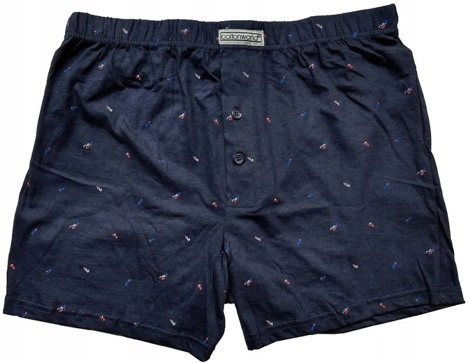 

L- Luźne Bokserki 100%BAWEŁNA cotton world+GRATISY