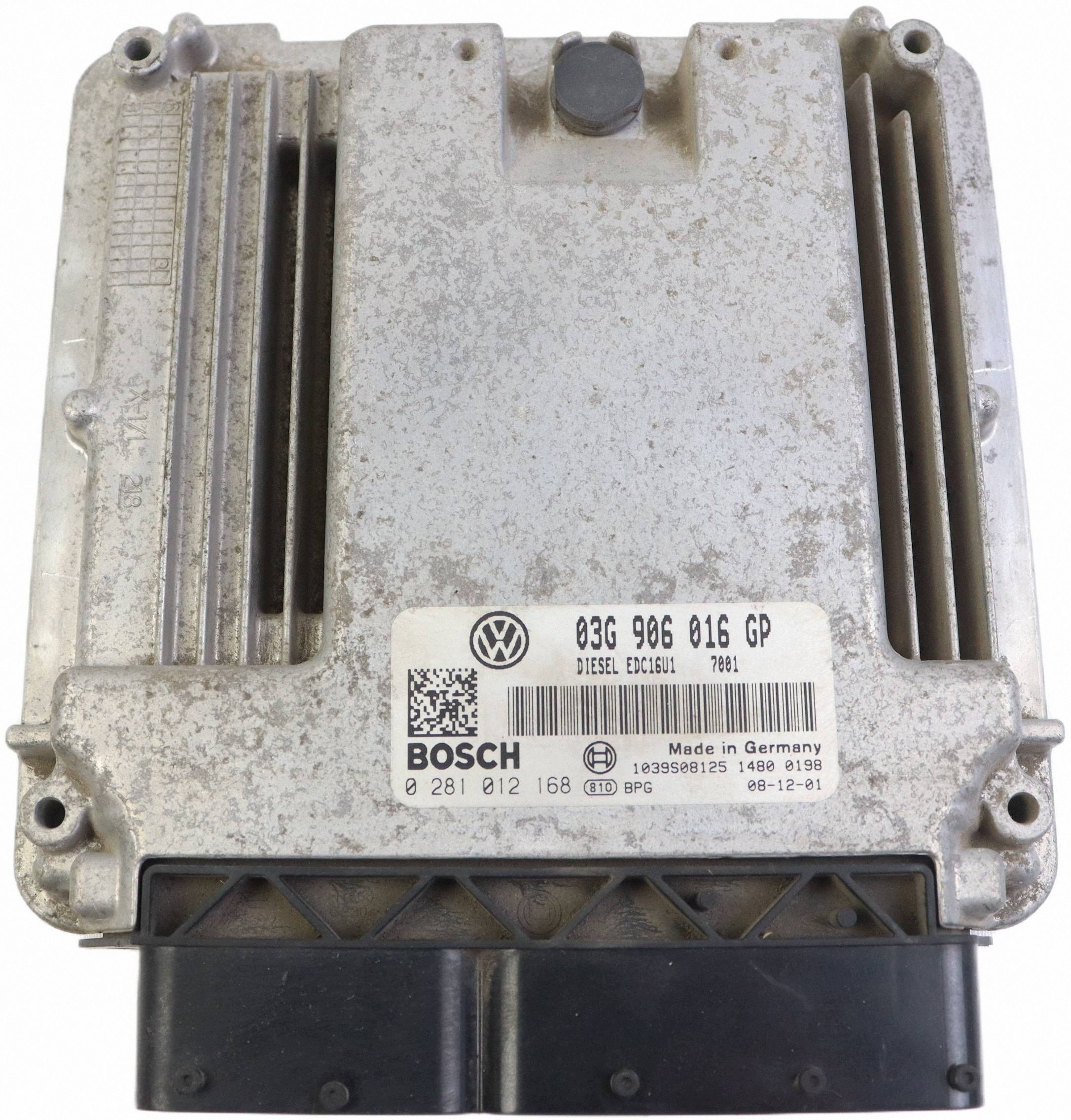 VW CADDY III module control unit of the engine 03G906016GP 0281012168