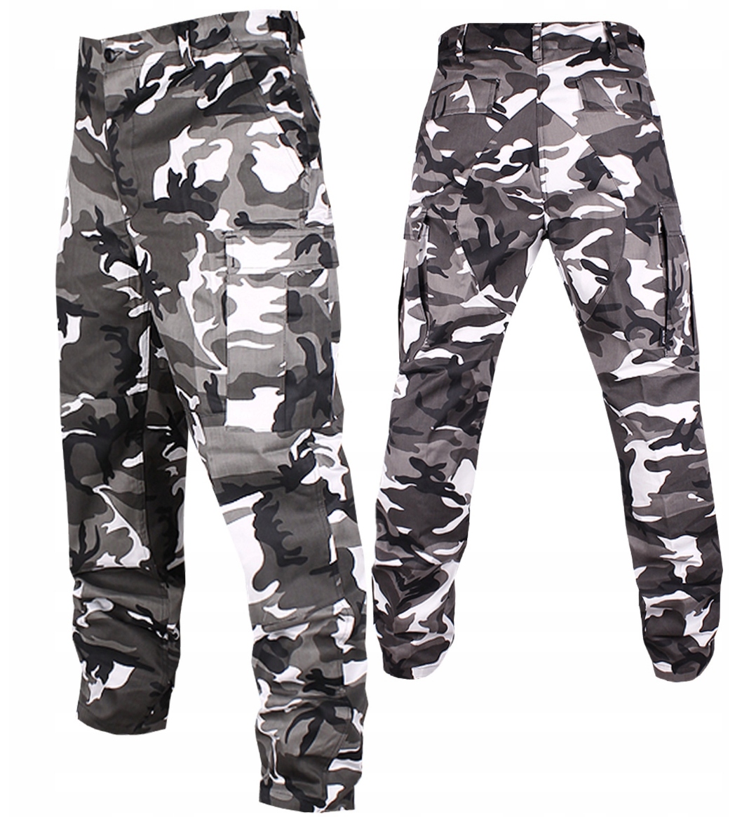 Vojenské kapsáče taktické kalhoty Maskáčový Mil-Tec vyztužené Bdu Urban 3XL