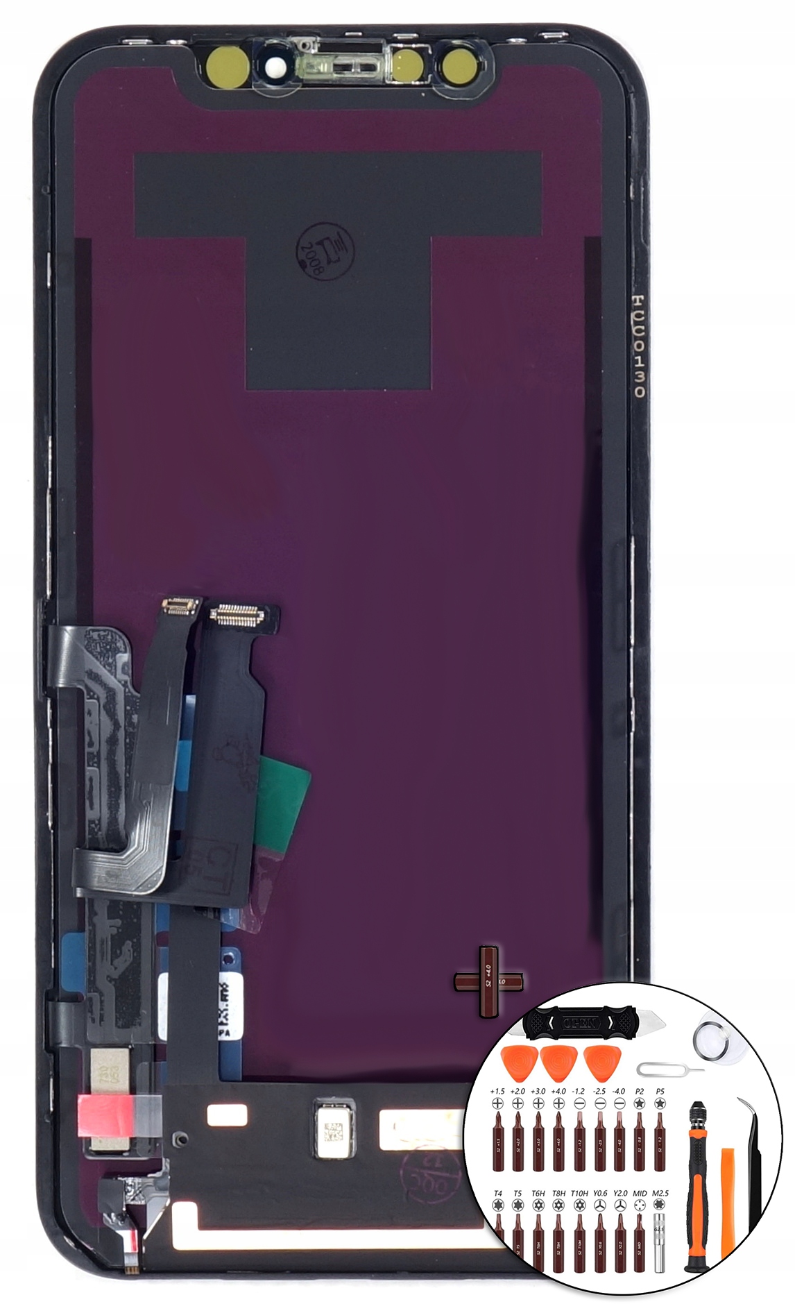 LCD displej Originální Retina snímač pro iPhone Xr sada nářadí