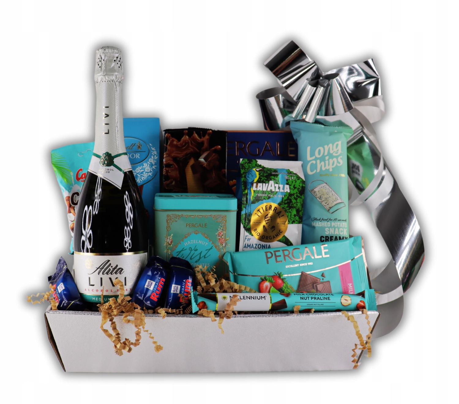 Levně Dárkový koš Tyrkysové nebe Vánoční koše Dárkové koše Výročí