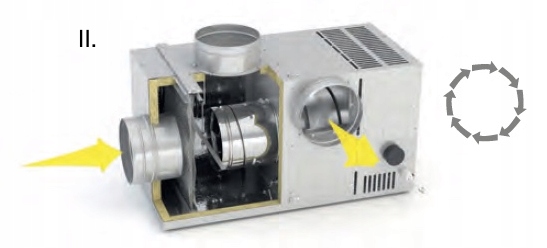 TURBINA KOMINKOWA WENTYLATOR DARCO BANAN 1 370m3/h Wydatek powietrza 370 m³/h