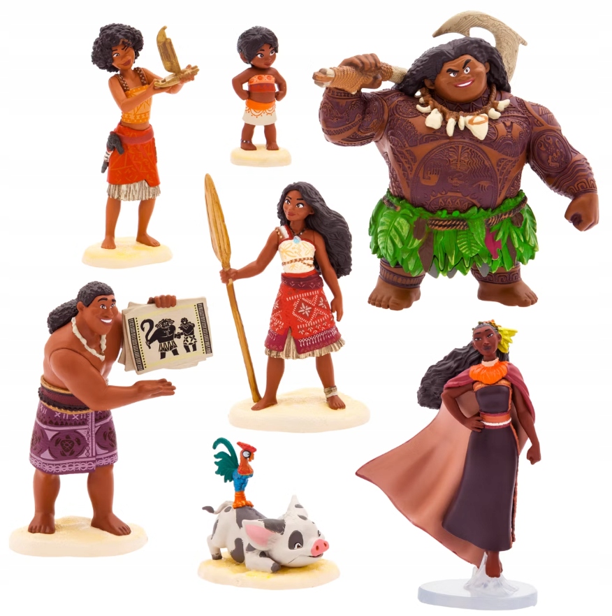 Disney Figurki Vaiana 2 , Moana 2 Maui Pua Loto