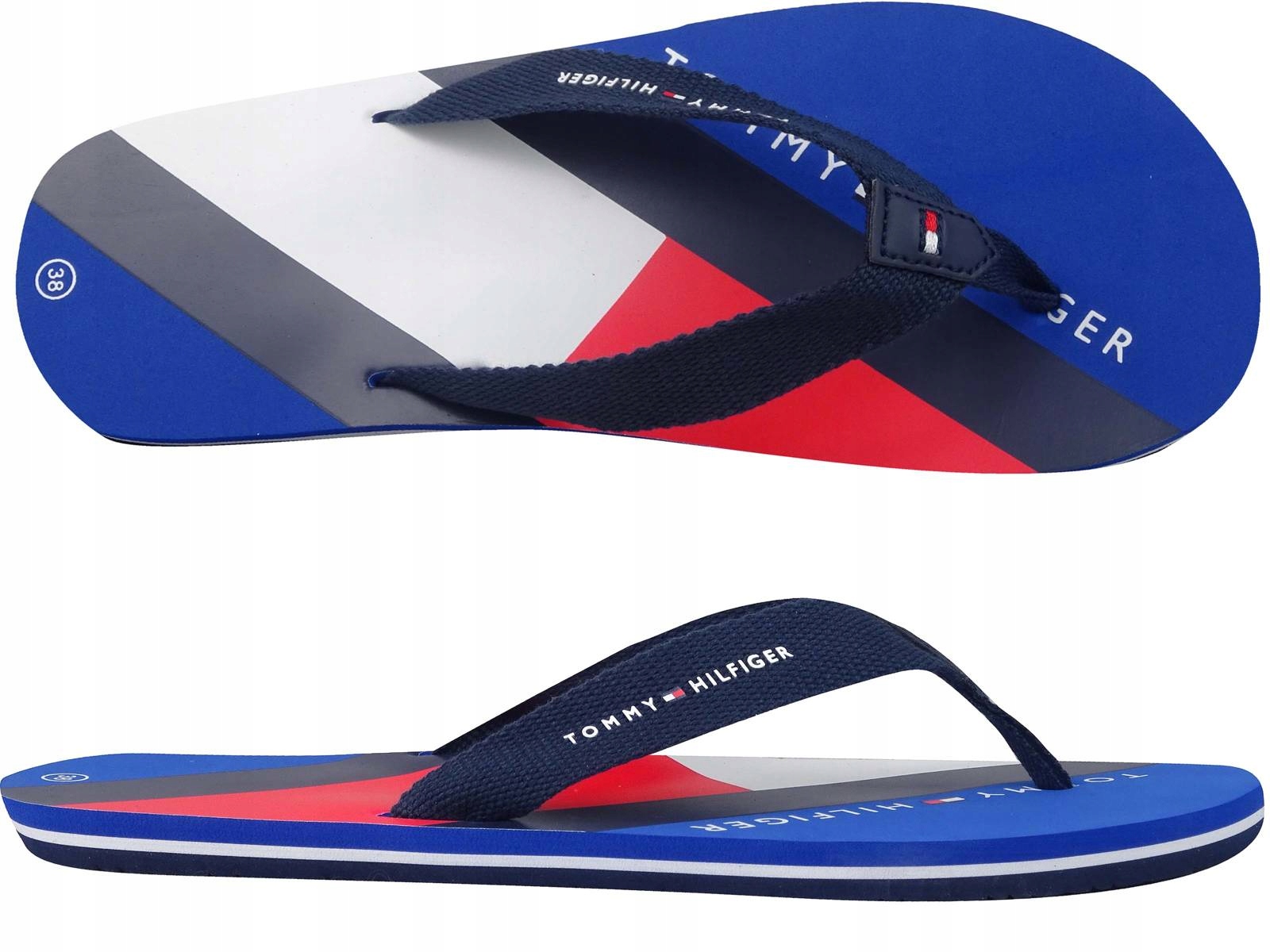 TOMMY HILFIGER FLIP FLOP JAPONKI KLAPKI PLAŻA