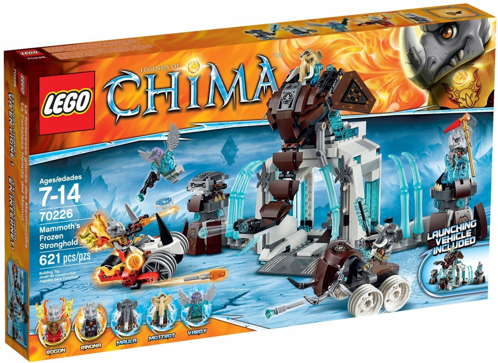 Lego Legends of Chima 70226 Ledová pevnost kmene mamutů Nové