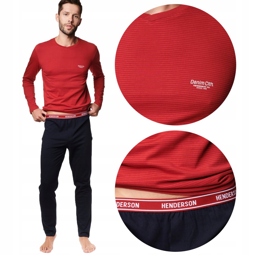 Pánské pyžamo Henderson Mind 39240-22 XL