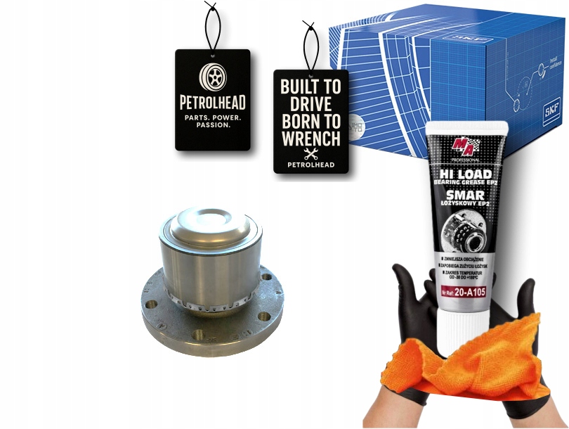 Sada Ložiska Kola S Pístem Přední L/p S Nábojem Merce #Petrolhead Pro+ Kit7