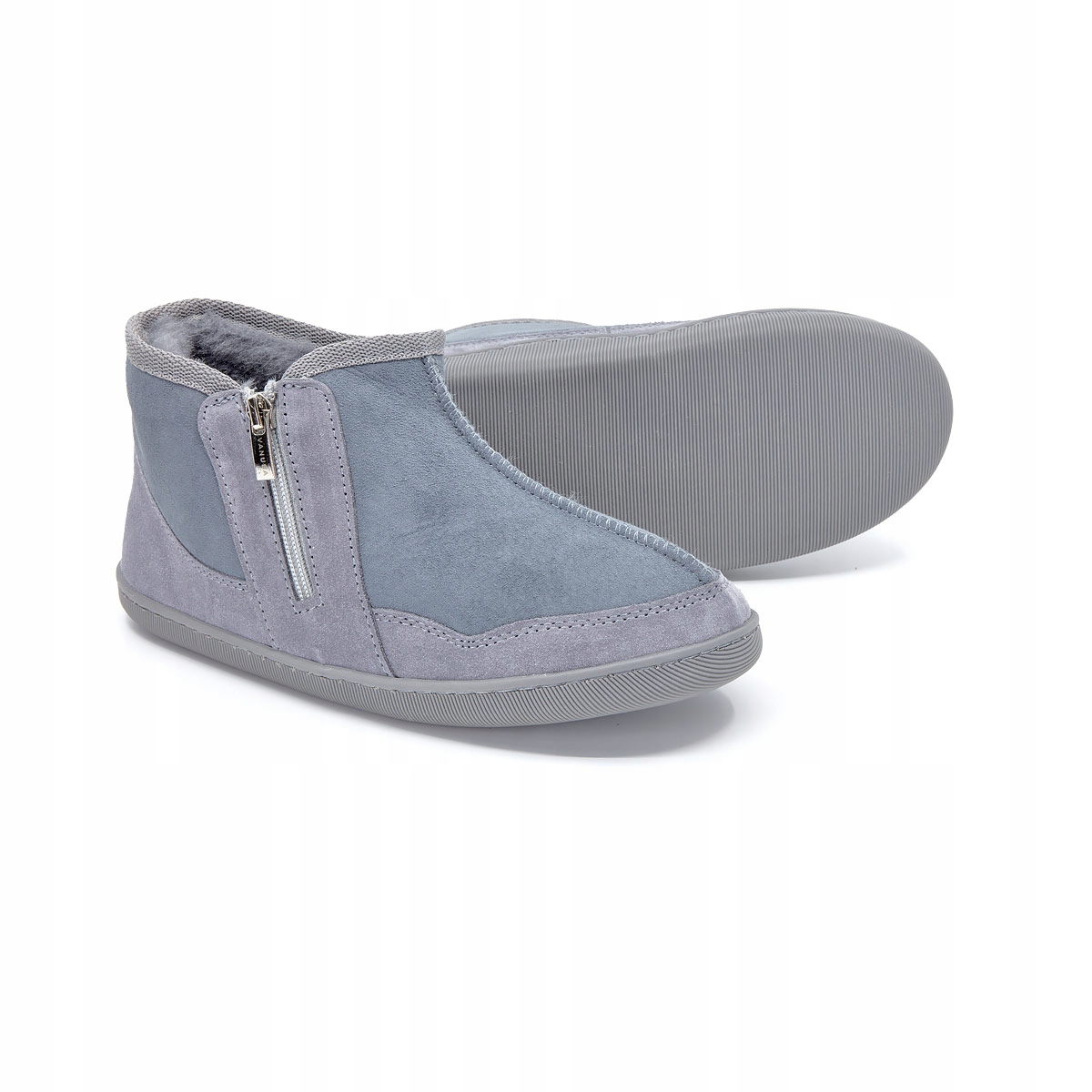 Dámské Pantofle Highlander, teplé vlněné pantofle, Šedé, vel 40