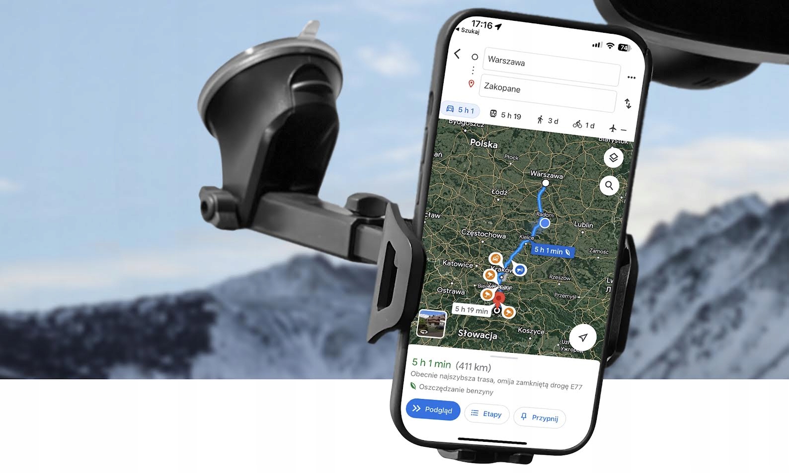 UCHWYT DO SAMOCHODU NA TELEFON SZYBĘ KOKPIT SAMOCHODOWY UCHWYT REGULOWANY Marka Inna