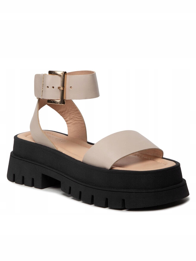 Dámské Sandály Charles Footwear Jinny Sandal Beige Black 39