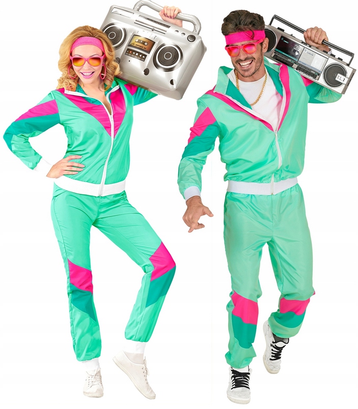 Kostým Teplákovka Léta 70 80 Disco Sportovec Převlek Karneval Ples XL 97074