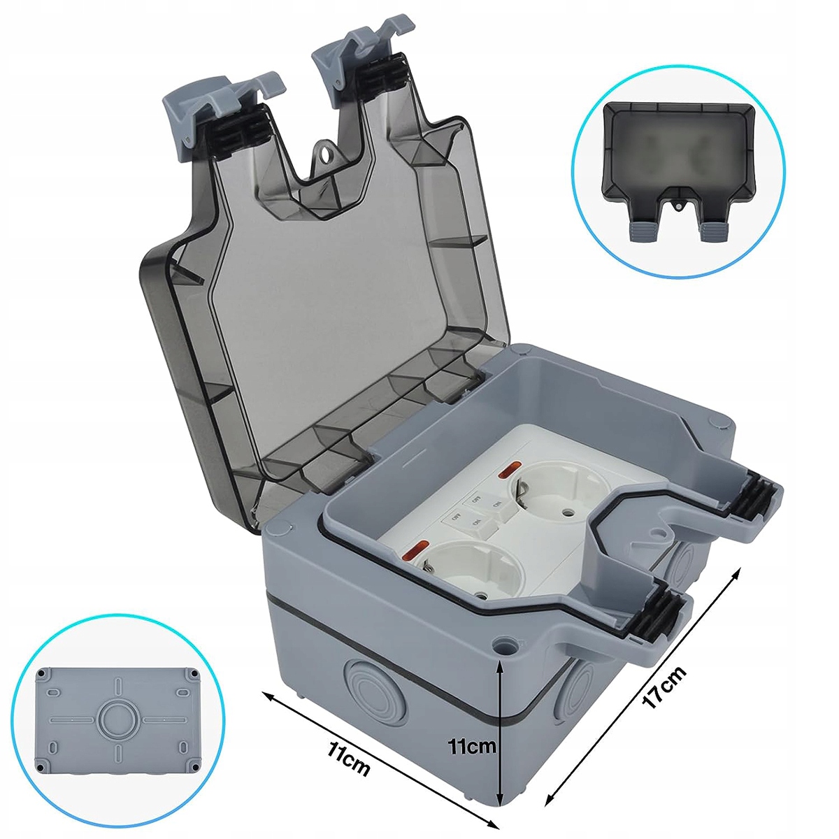 PODWÓJNE GNIAZDO OGRODOWE IP66 ZEWNĘTRZNE WODOSZCZELNE GNIAZDKO Przeznaczenie Elektryczne