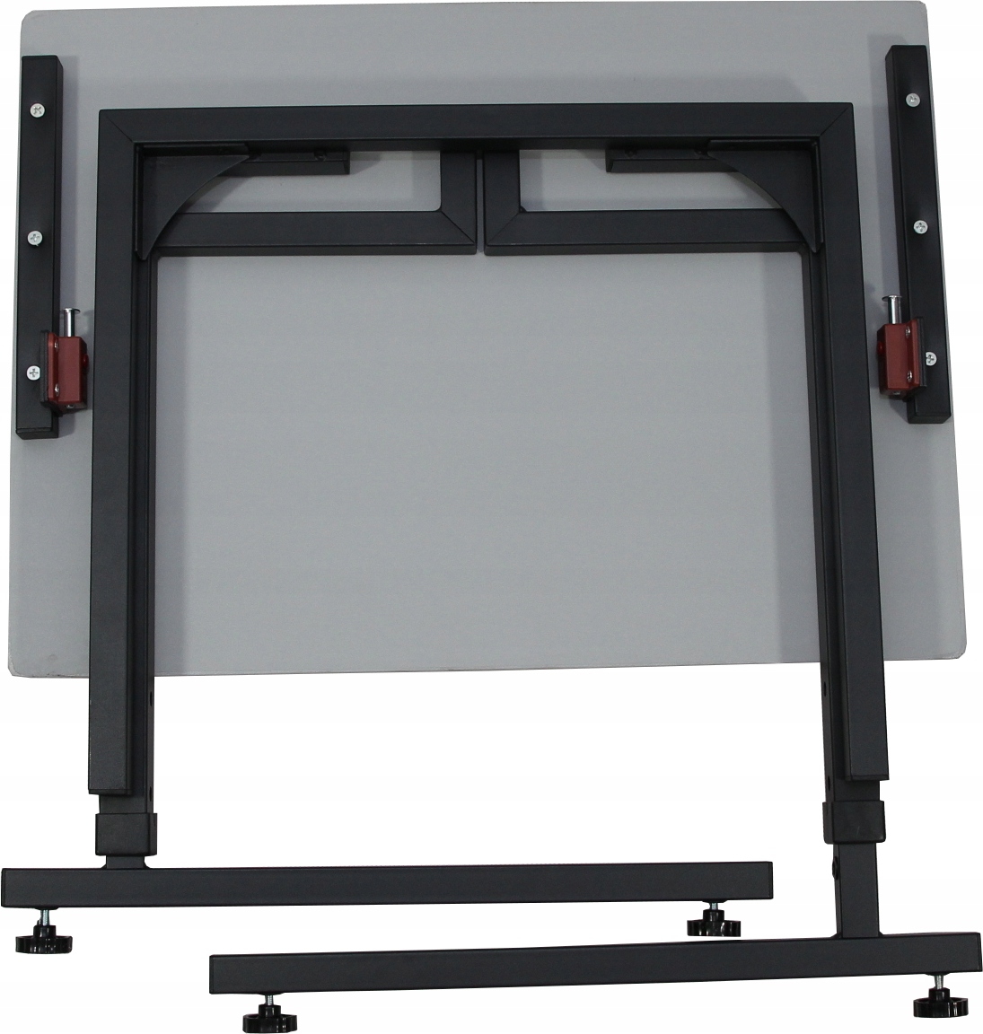 STOLIK SKŁADANY KOMPUTEROWE STOLIK SZARY GREY REGULOWANE Wysokość mebla 75 cm