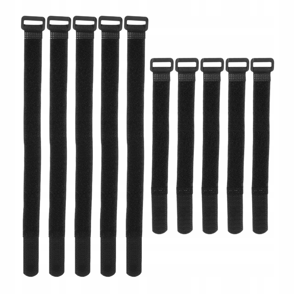 10Pcs Versatile Nylon Bike Cinch Straps for Rack and Wheel Tie-Down