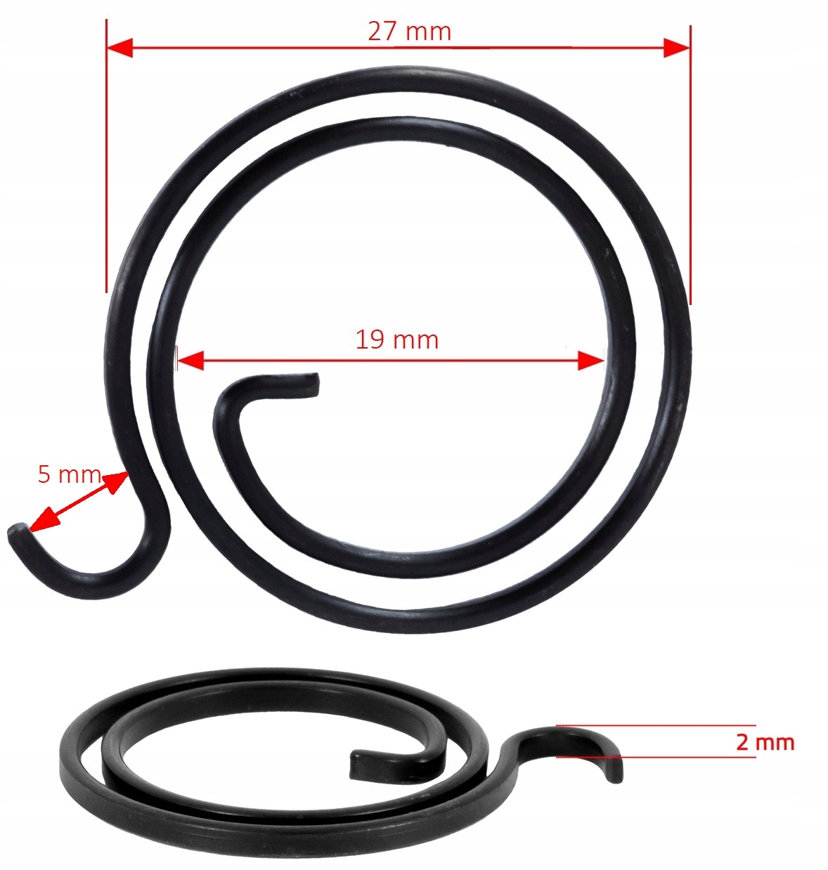 

Sprężyna Do Klamki Komplet 10 sztuk Mocna