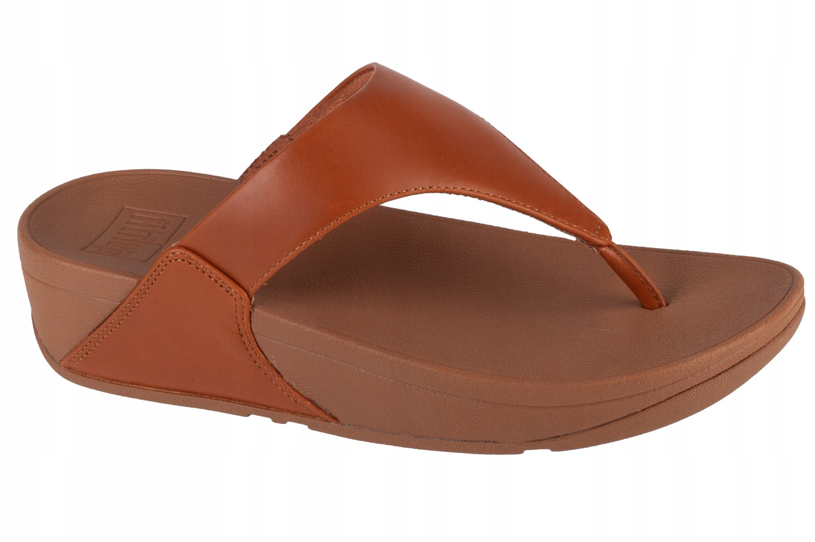 Fitflop Lulu [39] Dámské kožené žabky, hnědé