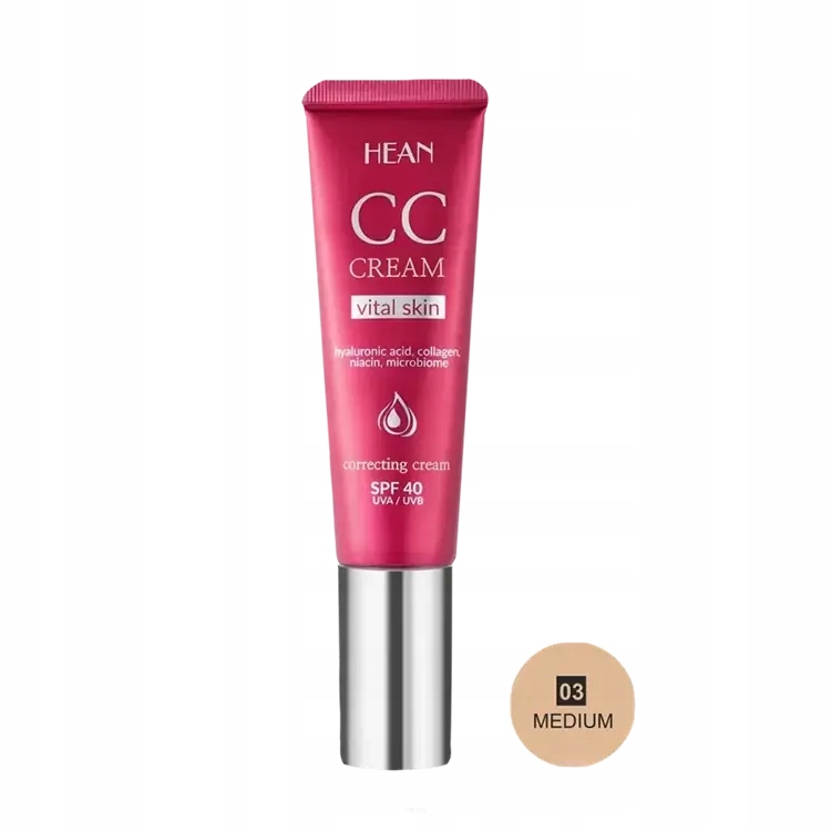 Hean podkład CC VITAL SKIN SPF40 03 Medium 30ml