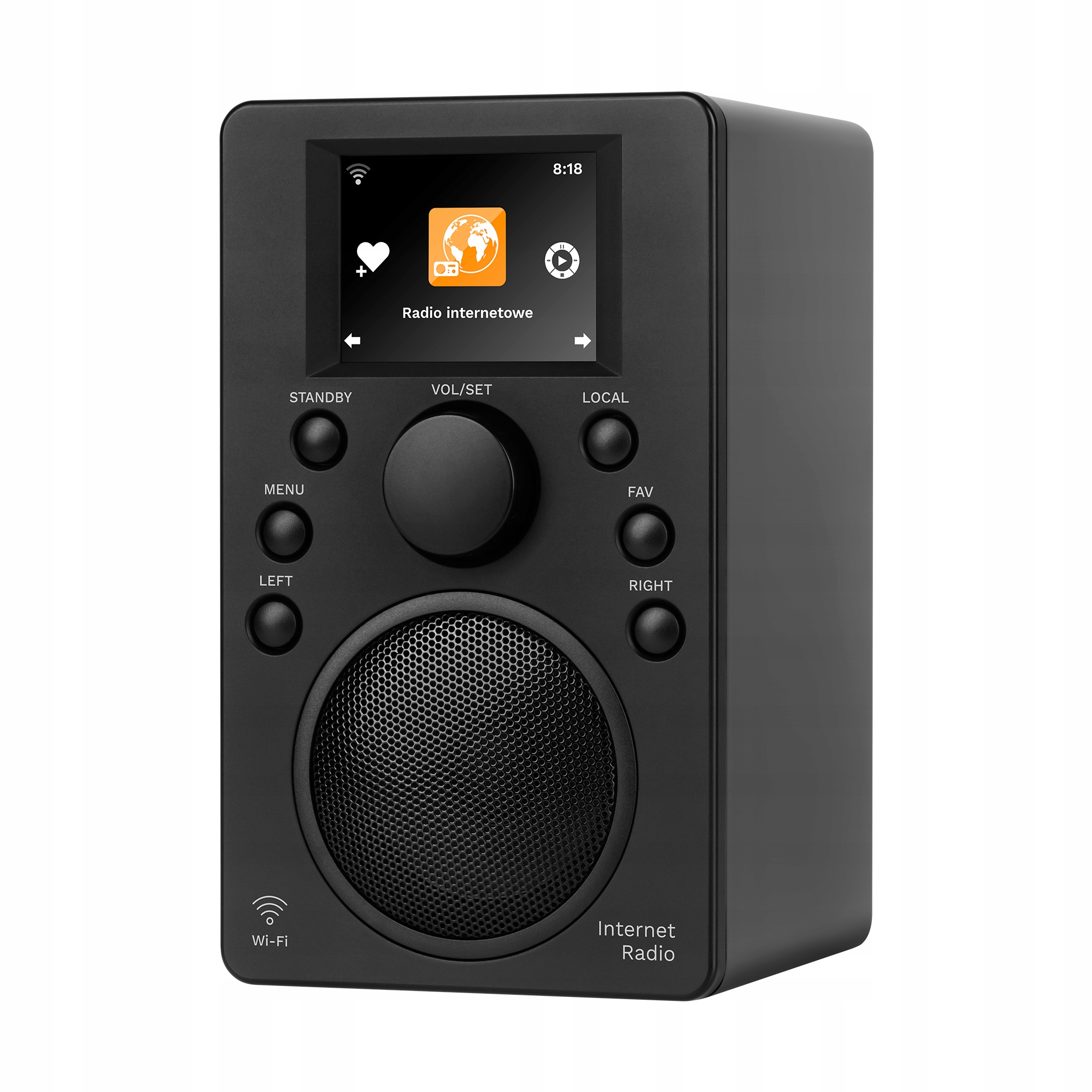 Internetové rádio Kruger&Matz Bluetooth 5.0 displej 2,4" Wi-Fi budík
