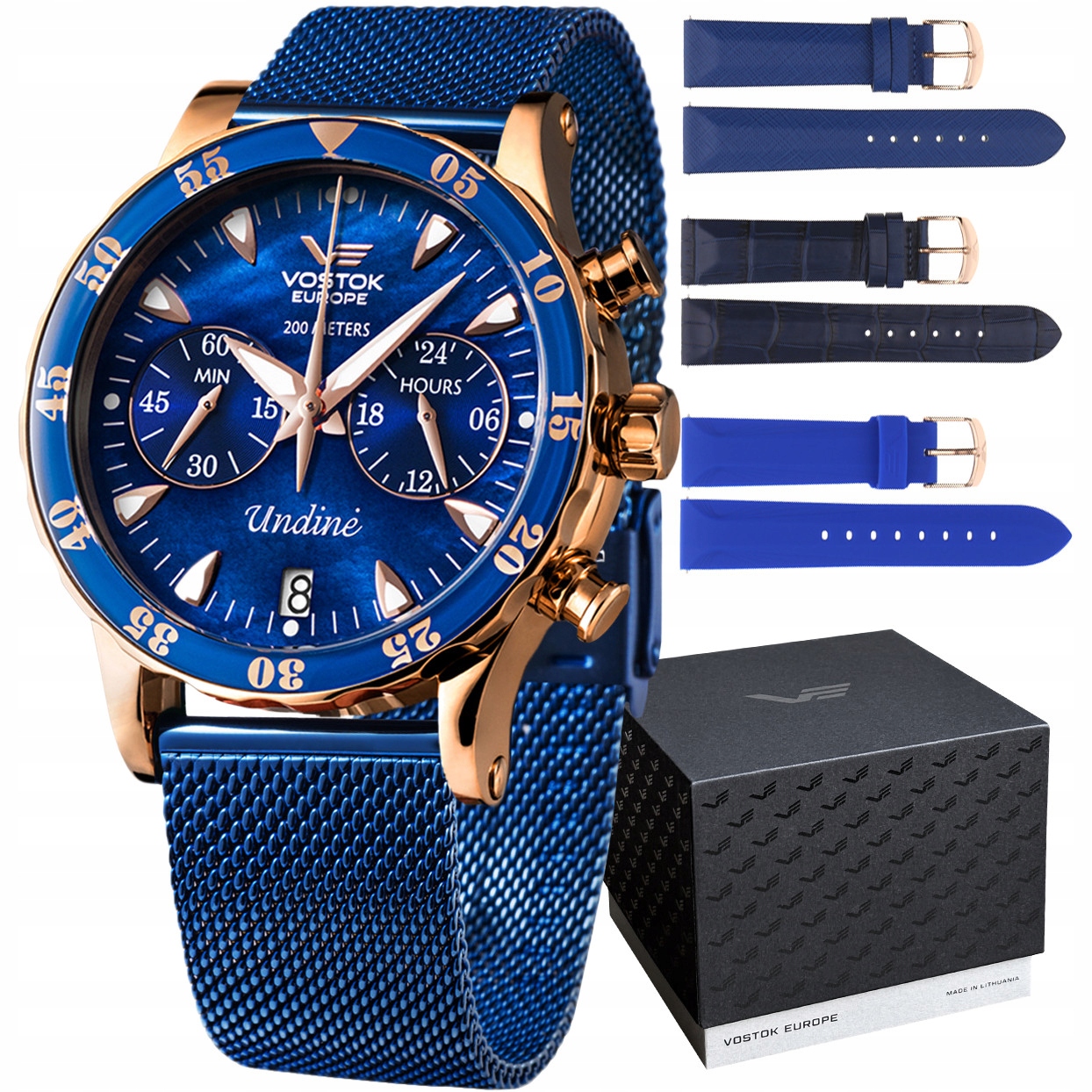 Dámské hodinky Vostok Europe VK64-515B670BBL modré